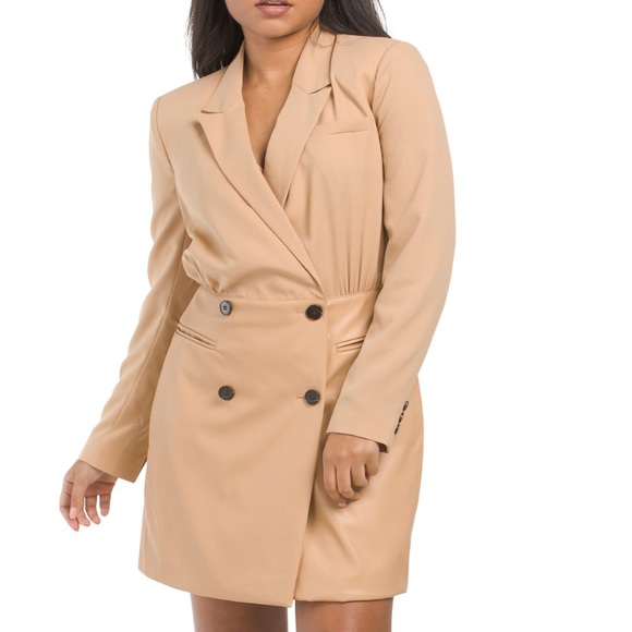 BCBGeneration Dresses & Skirts - BCBG Faux Leather dress brand new